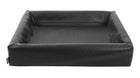 Hondenmand 85x70x15 cm zwart kunstleer