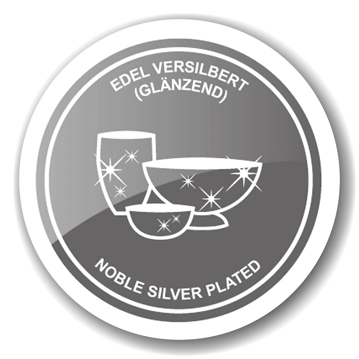 Serveerset 3-delig verzilverd 16 cm