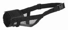 Trixie Muzzle Polyester With Mesh Insert Black
