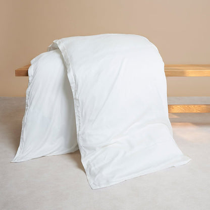 Dekbedovertrek TENCEL Lyocell wit 100x135 cm