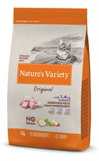 Natures Variety droogvoer gesteriliseerde kat kalkoen graanvrij 1,25 kg