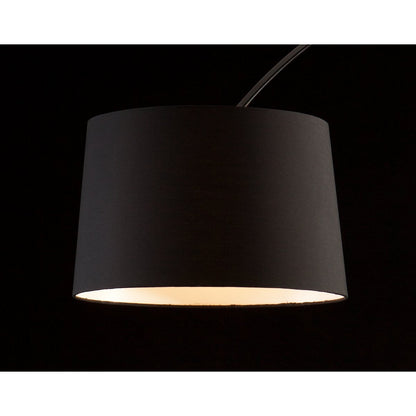Booglamp 205 cm zwart marmer