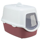 Kattenbak Trixie Vico 56x40x40 cm oudroze wit