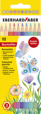 Kleurpotloden pastel 10 stuks 3,8 mm