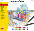 Eberhard Faber Ef-516124 Colouring Pencils Metal Case A 24 Pieces