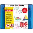 Badkrijt set 10 stuks met 5 patronen en opbergbox