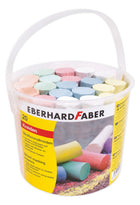 Stoepkrijt emmer 20 krijtjes assorti kleuren