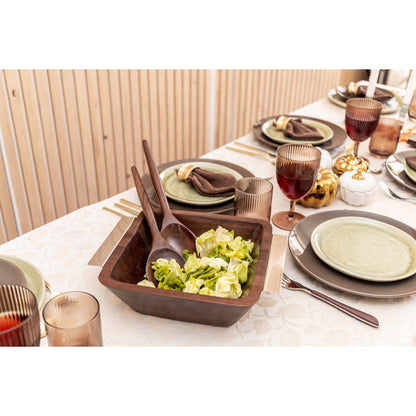 Saladebestek hout 30 cm