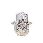 Golden Hand Knob 17.5x6.2x20 Cm Aulica Decorative Candle Holder