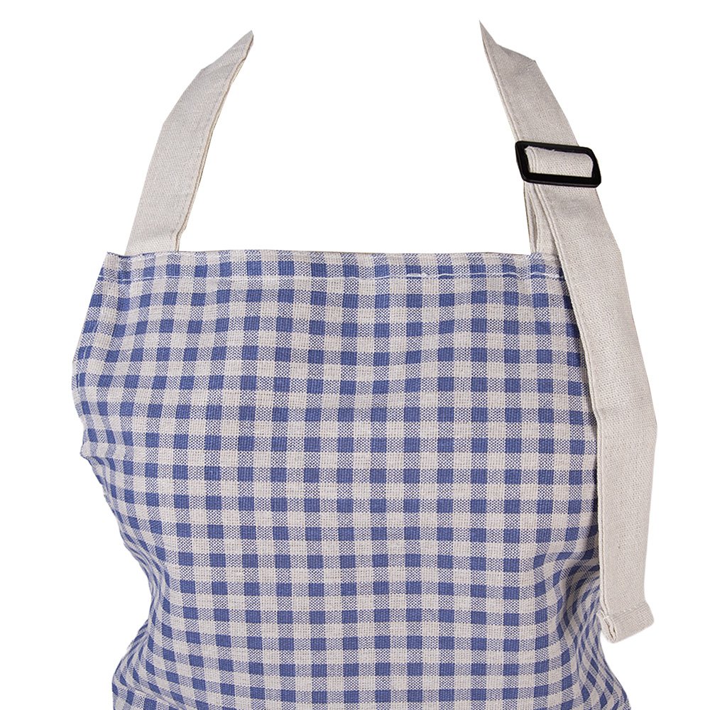 Keukenschort 69x68 cm Blauw Polyester
