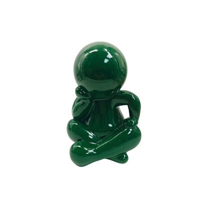 Standbeeld Amigo 35 cm groen polyresin