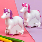Opwindfiguur eenhoorn roze paars 2 stuks