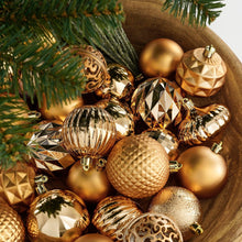 Kerstballen set 60 stuks 7 cm koper roségoud