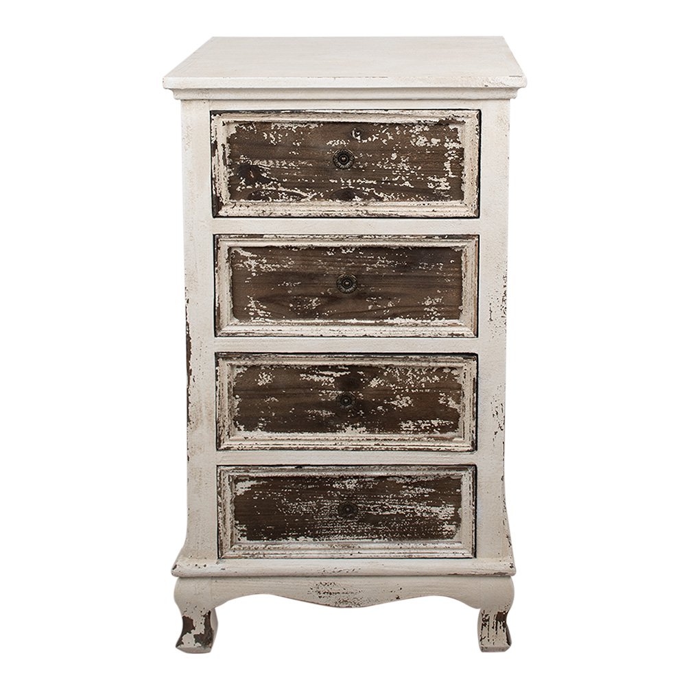 Dressoir 44x35x81 cm beige hout