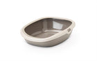 Savic Cat Litter Tray Happy Planet Gizmo With Rim Mocca / Warm Grey