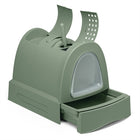 Imac Litter Box Zuma 2nd Life with Drawer Green