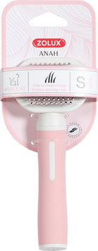 Zolux Anah Soft Slicker Brush Pink / White