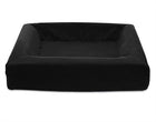 Hondenmand hoes 70x60x15 cm zwart fluweel