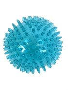 Hondenspeelgoed stekelbal 8 cm turquoise