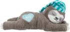 Hondenknuffel luiaard 34 cm met hartslag simulator