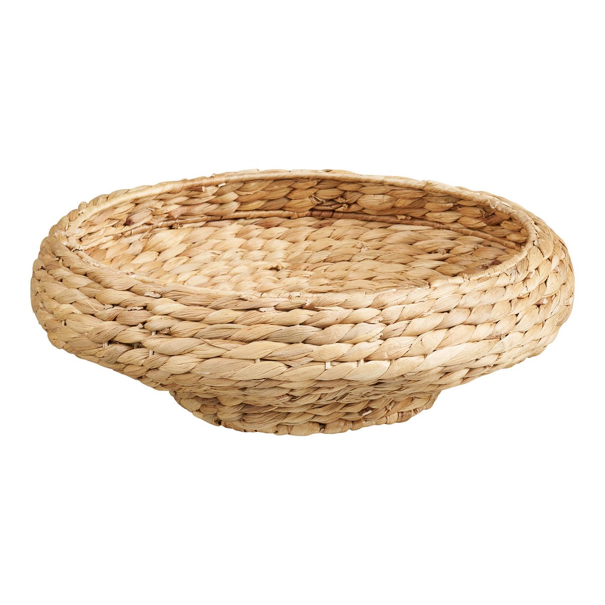 Dienblad waterhyacint naturel ø38x12.5 cm