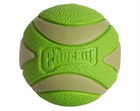 Hondenspeelbal 6 cm groen pieper glow in dark
