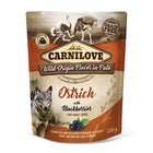 Hondenvoer natvoer struisvogel bramen 12x300g