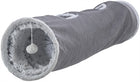 Trixie Cat Tunnel Harvey Velour / Plush Grey