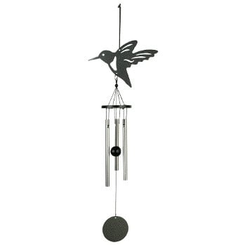 Windgong kolibrie metaal 35 cm