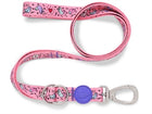Hondenriem verstelbaar roze 75-230x1,5 cm