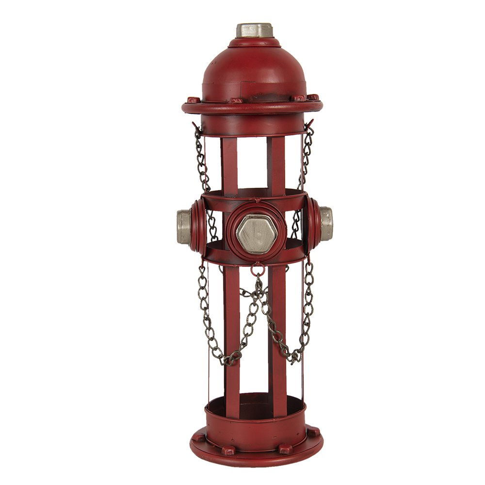 Wine Rack 14x15x41 cm Red Metal Bottle Rack