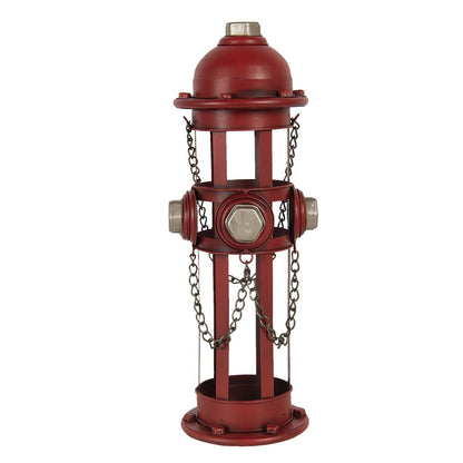 Wine Rack 14x15x41 cm Red Metal Bottle Rack