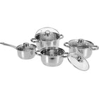 Pannenset 8-delig RVS