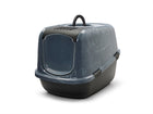 Kattenbak Nestor Jumbo 66,5x48,5x46,5 cm grijs zwart