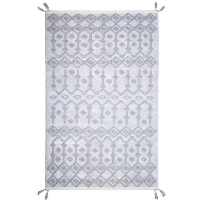 BLONDE GREY natural and ecru children's rug