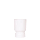 Sierpot diabolo Ø9 cm wit keramiek