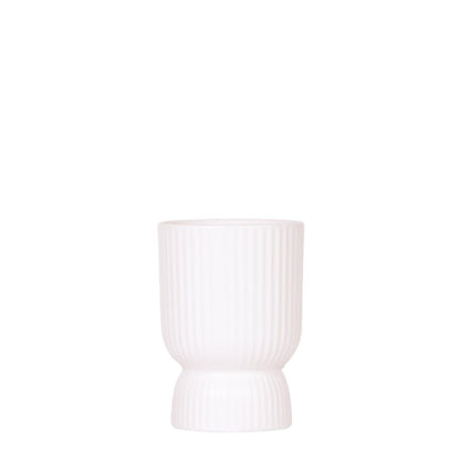Sierpot diabolo Ø9 cm wit keramiek