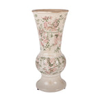 Vaas 15x32 cm keramiek beige