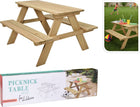 Picknicktafel kinderen 89x79x50 cm dennenhout
