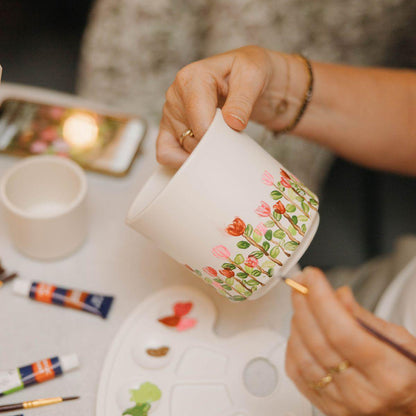 Creatief Verfpakket voor 12 Bloempotten | DIY Groepsactiviteit