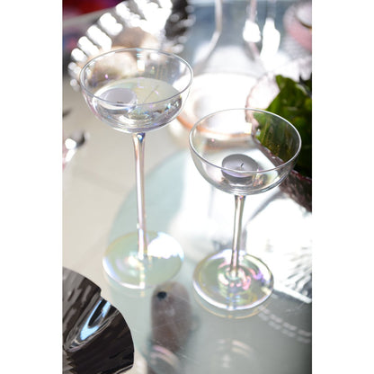 Set van 3 parelmoer glas fotoforen