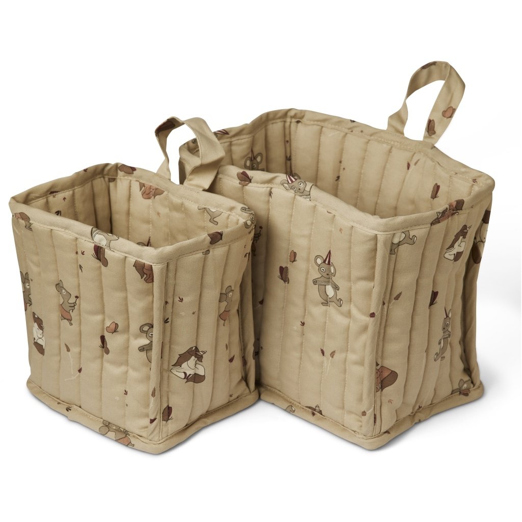Lumi Quilted Basket Set - Unicorn