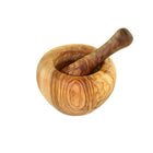 Vijzel met stamper olijfhout Ø 14 cm