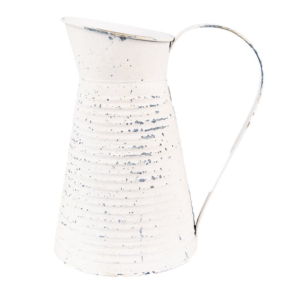Decoratie Kan 20x15x24 cm Beige IJzer Woonaccessoires