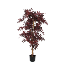 Kunstplant esdoorn rood 140x80 cm