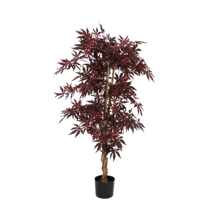 Esdoorn Kunstplant Rood Hoogte 140 Cm Diameter 80 Cm