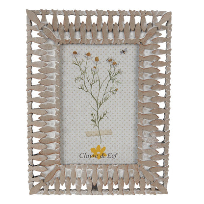 Fotolijst 10x15 cm beige polyresin
