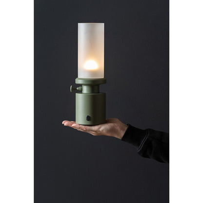Tafellamp Camp LED groen ijzer 30 cm