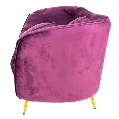 Chaise longue 154x73x82 cm paars fluweel