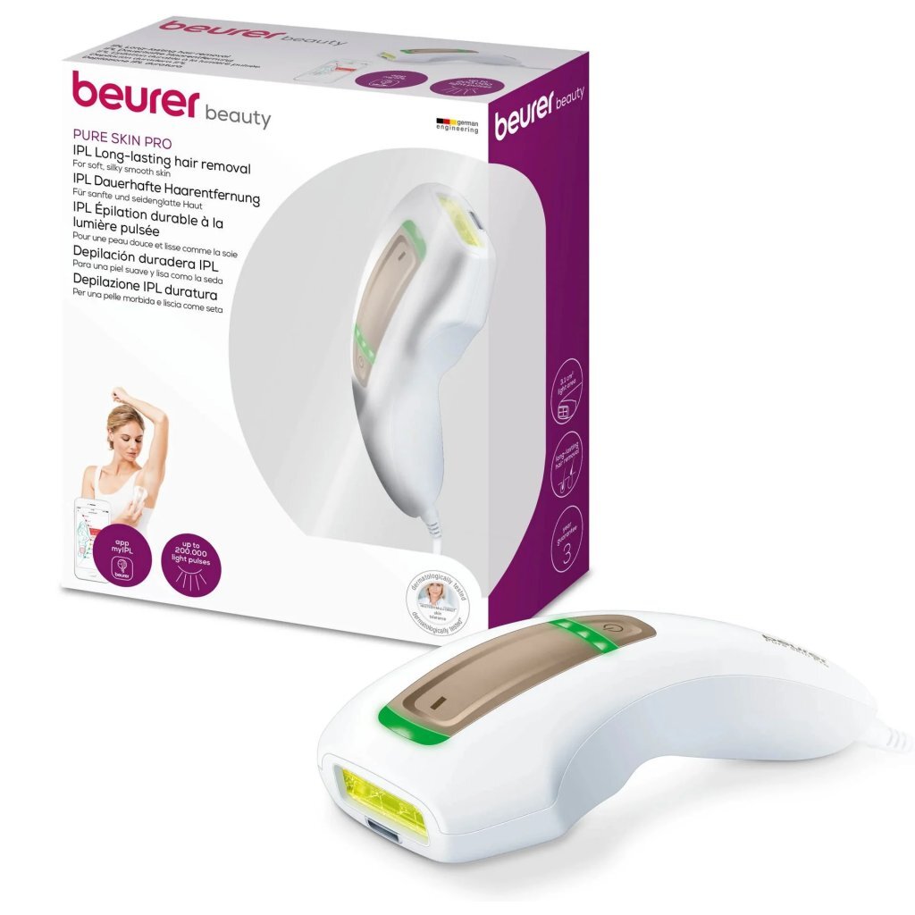 Beurer Beuer Beauty Pure Skin Pro Ontharingsapparaat Wit/Goud